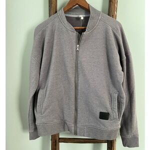Under Armour Full Zip Jacket Athletic Warm Up Pockets Gray Size S